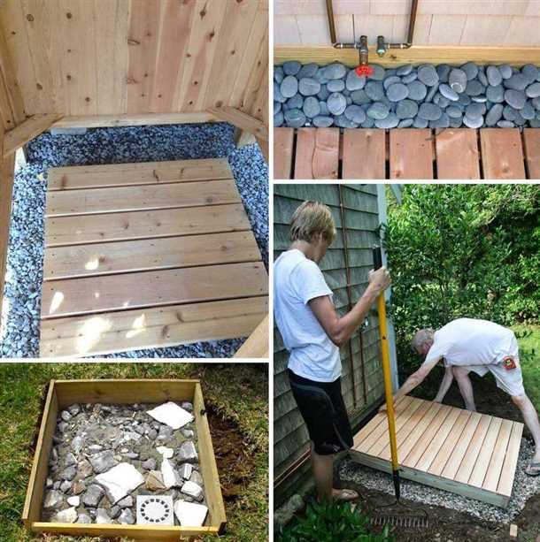 Выбор места для слива