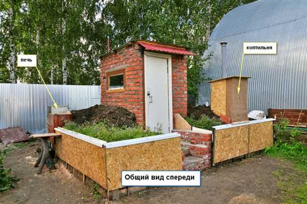 Стационарная коптильня